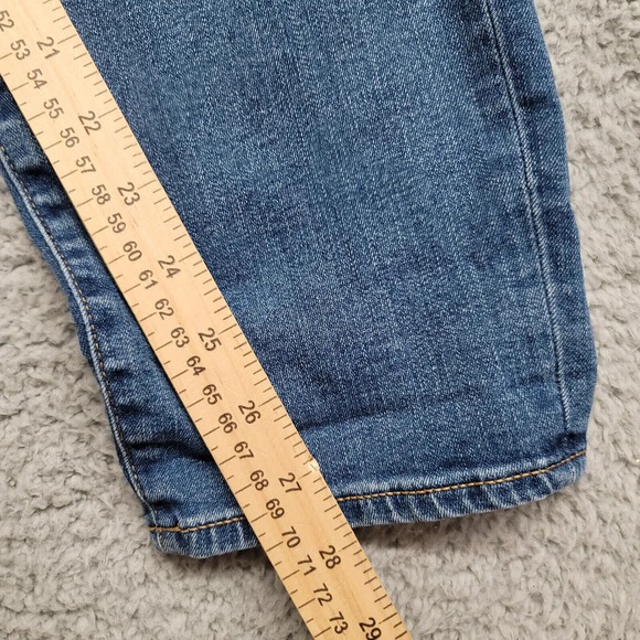 Old Navy Jeans Womens 20 Regular Blue Denim Distressed Rockstar‎ Super Skinny - Picture 12 of 13